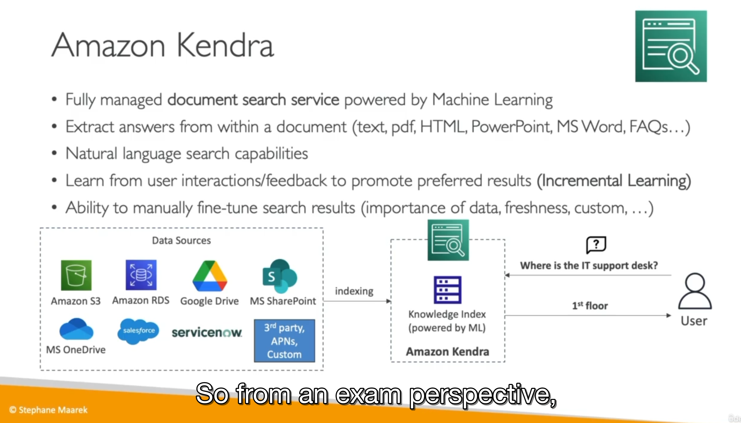 Screenshot /aws/kendra.png
